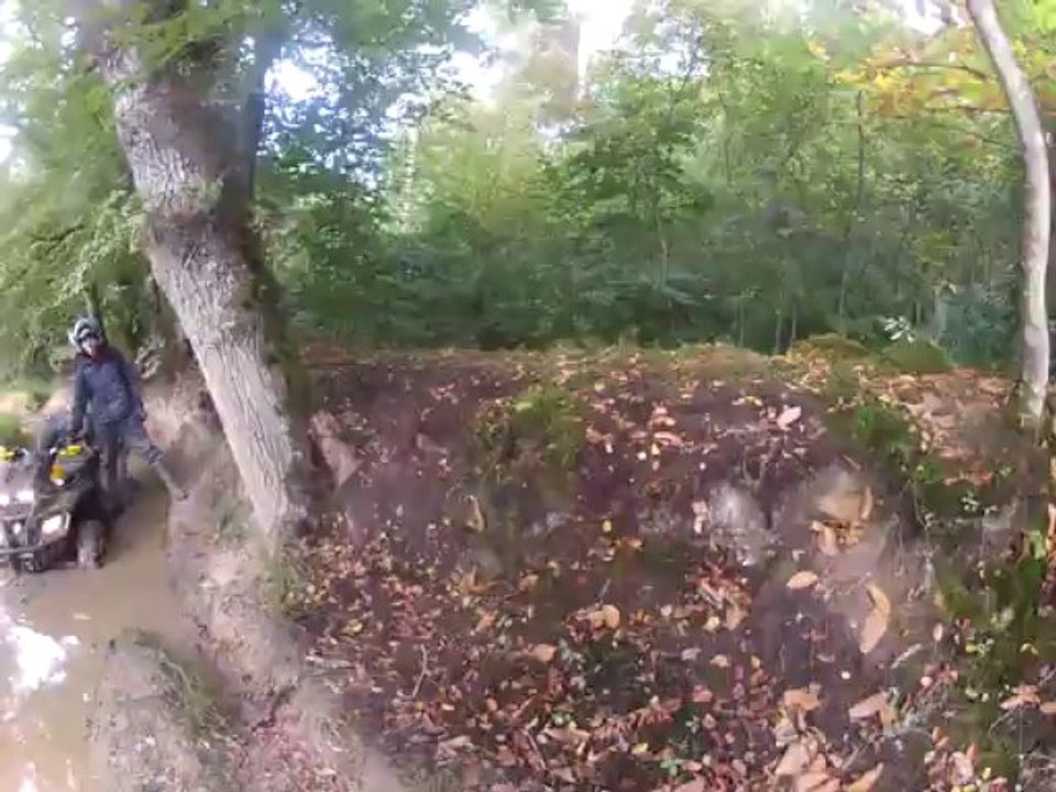 Juju dans sa première sortie quad va en avoir pour son argent