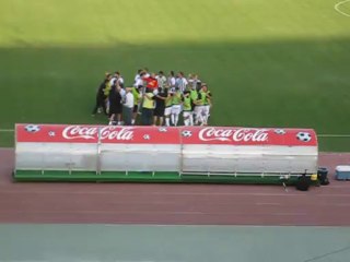 Oι παίκτες της ΑΕΚ πριν την έναρξη