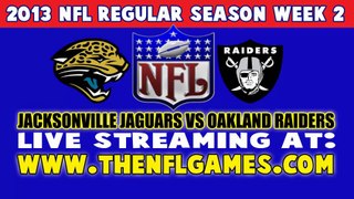 Watch Jacksonville Jaguars vs Oakland Raiders Live Streaming Game Online