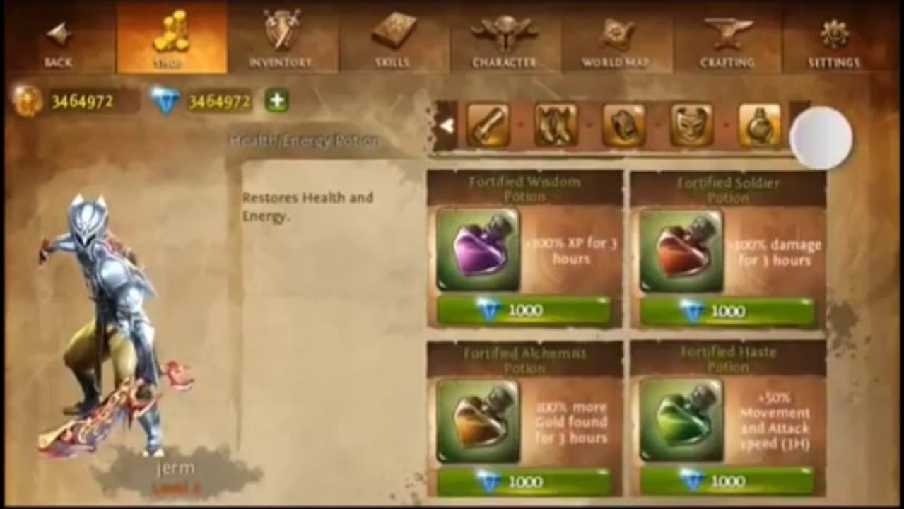 Dungeon Hunter 4 Hack +2