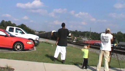 NS 25J autorack train NB through Austell Ga.