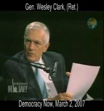 Gen Wesley Clark US To Attack 7 Countries In 5 Years Plan