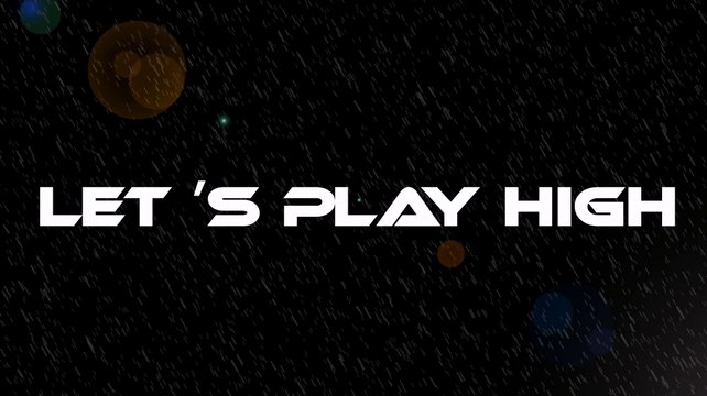 After Effects Intro Lets Play High