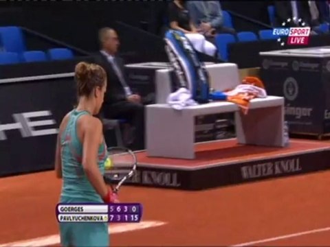 Julia Goerges - Pavlyuchenkova (Stuttgart 2012 - Turul I) Part 3