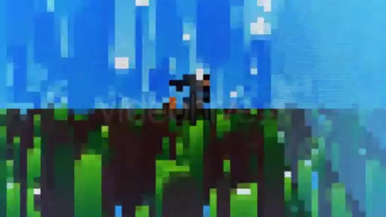 8-bit Logo Reveal - After Effects Template