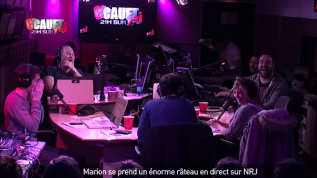 Marion se prend un énorme râteau en direct sur NRJ - C'Cauet sur NRJ