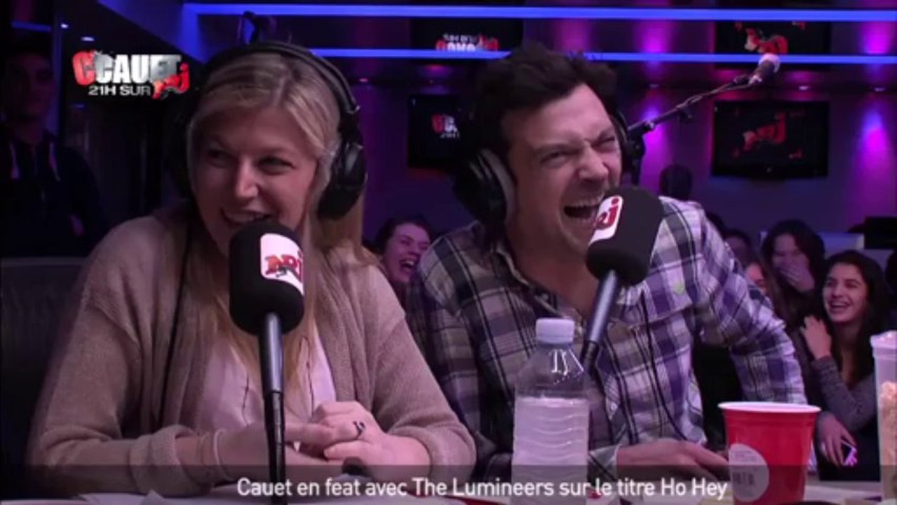 Cauet en feat avec The Lumineers sur le titre Ho Hey - C'Cauet sur NRJ