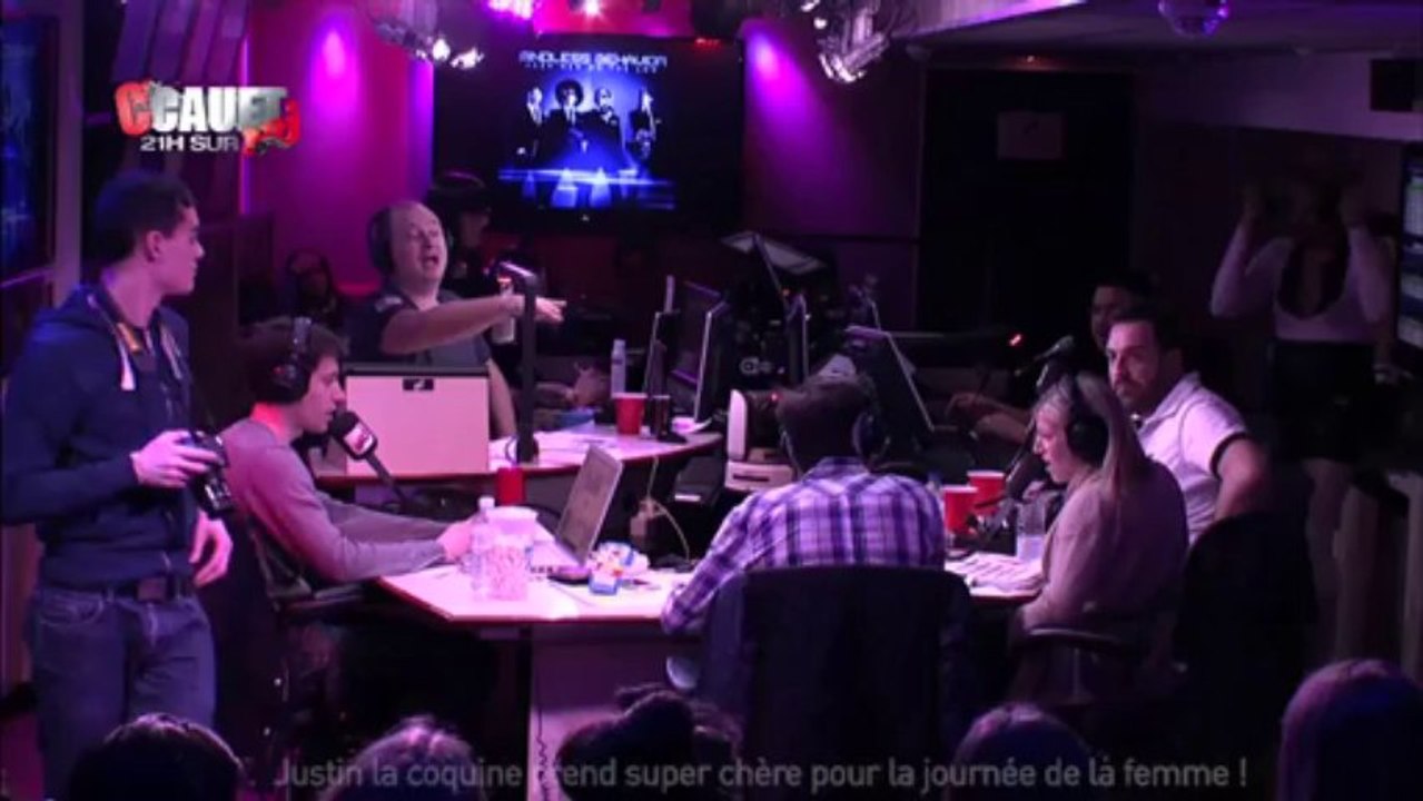 Justin la coquine prend super chère pour la journée de la femme ! - C'Cauet sur NRJ