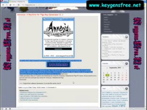 Amnesia_ A Machine for Pigs Code Generator (Keygen Crack) FREE Download PC
