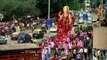 Devotees carrying Lord Ganesha idol to a 'pandal' on the occasion of Ganesh Chaturthi