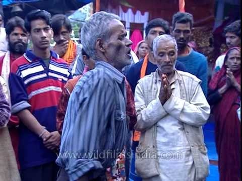Pilgrims in a trance during Nanda Devi Raj Jat Yatra