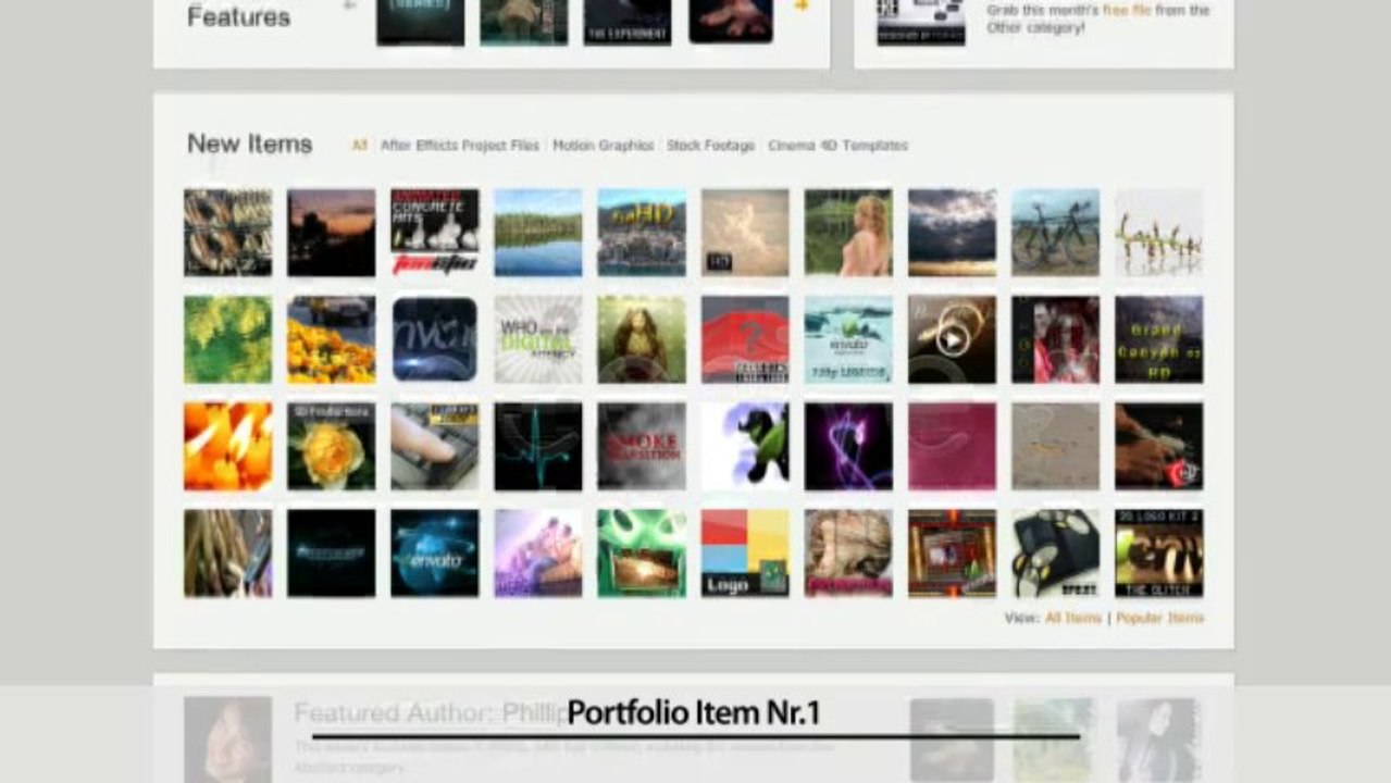 iFolio - Digital Portfolio - After Effects Template