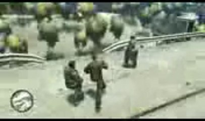 GTA IV Pushing Random People Down to Death HD