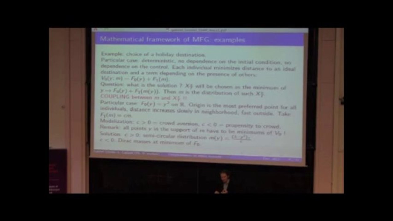 Modélisation des comportements sociaux en milieu incertain_Gabriel Turinici