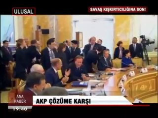 DAVUTOĞLU; BU ÇÖZÜM BARIŞ GETİRMEZ