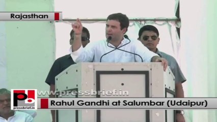 Rahul Gandhi in Rajasthan vows to fight for people’s rights