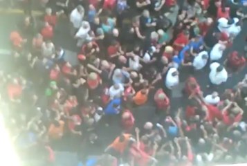 L'arrivée des joueurs à Mayol