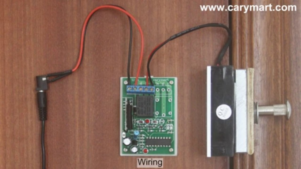 Wireless Remote Control Electromagnetic Lock