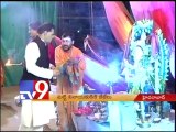 Potugadu team prays @ Tv9's green Ganesha in Shilparamam