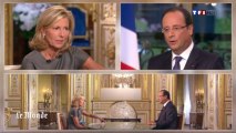 Interview de François Hollande : 