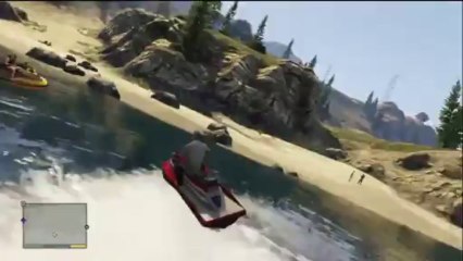 حرامي سيارات الخامس قيم بلاي دباب البحر  gta v gameplay