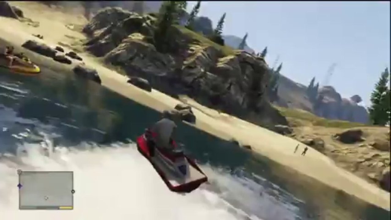 حرامي سيارات الخامس قيم بلاي دباب البحر  gta v gameplay