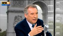 François Bayrou, invité de Bourdin Direct sur BFMTV - 160913