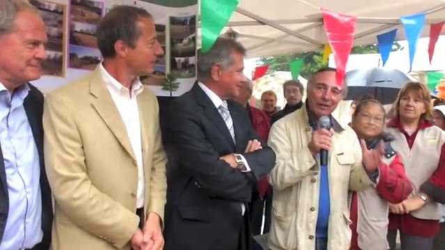 Inauguration du Parc du Poirier Saint-Martin à Montigny-le-Bretonneux samedi 14 septembre : Allain Bougrain-Dubourg vient inaugurer un espace admirable