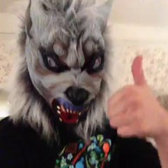 How to scare your mom sick in bed?! Wolf Mask Prank!!