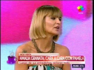 Amalia y Pamela, cara a cara