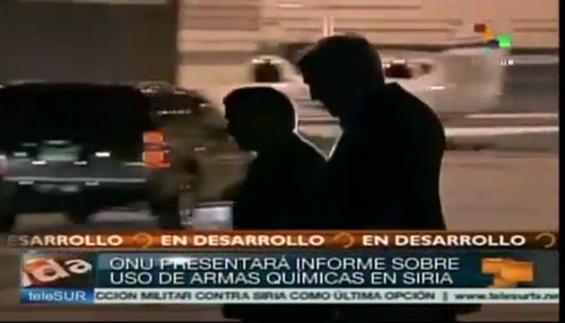 ONU presentará informe sobre uso de armas químicas en Siria