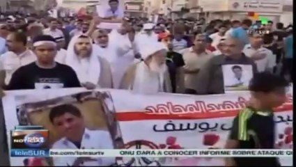 Policía de Baréin reprime a manifestantes