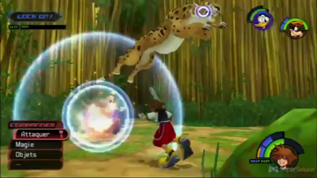 Kingdom Hearts HD 1.5 remix - combat contre Sabor