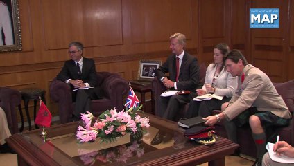 Le Général de Corps d'Armée, Inspecteur Général des FAR reçoit le ministre chargé de la Stratégie de la Sécurité Internationale du Royaume-Uni