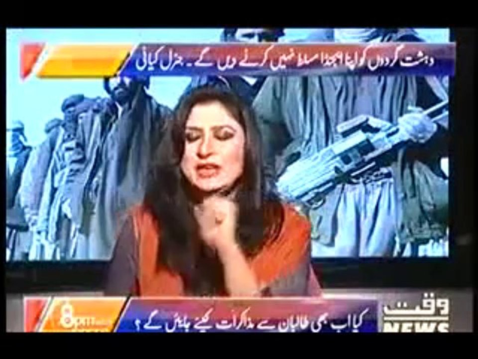 8 PM With Fareeha Idress - 16th September 2013 - Waqt News