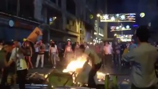 Taksim'de polisin müdahalesi