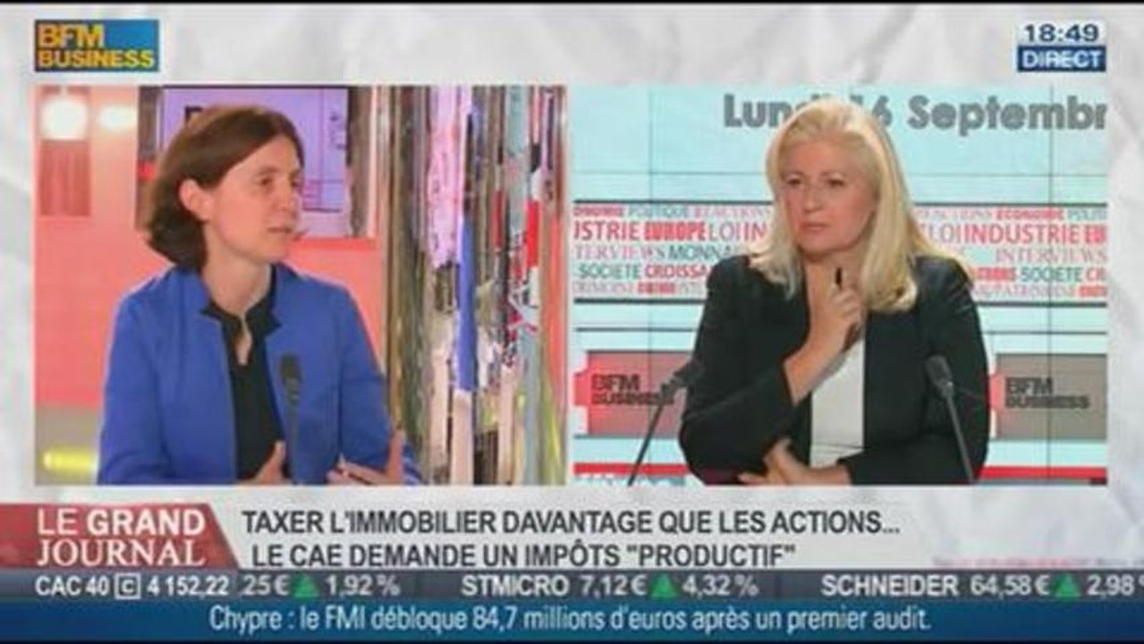 Agnès Bénassy-Quéré, présidente du conseil d'analyse économique, dans Le Grand Journal - 16/09 4/4
