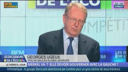 Merkel va-t-elle devoir gouverner avec la gauche ? dans Les décodeurs de l'éco - 16/09 4/5