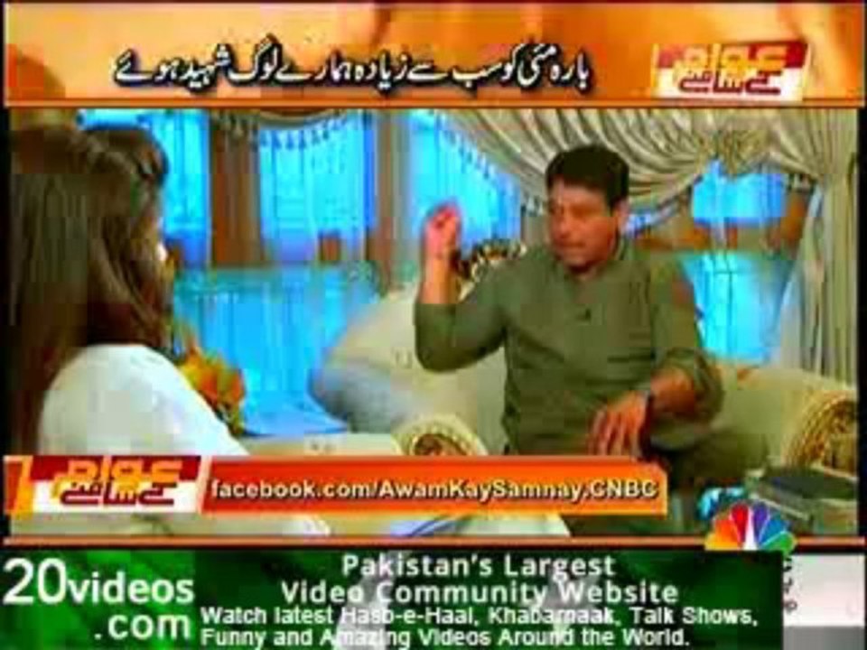 Awam Ke Samne 15th September 2013 Exclusive Interview Of Faisal Raza Abidi