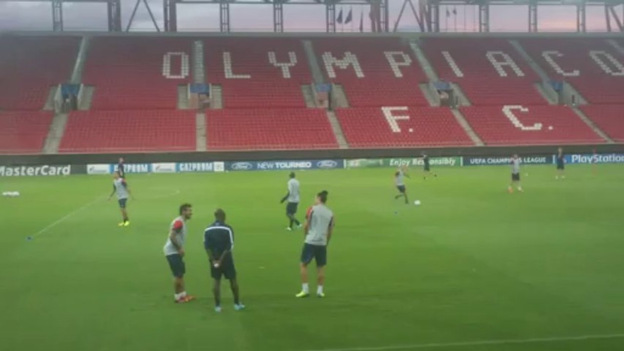 Η προπόνηση της Παρί Σεν-Ζερμέν στο "Γεώργιος Καραϊσκάκης" (1)