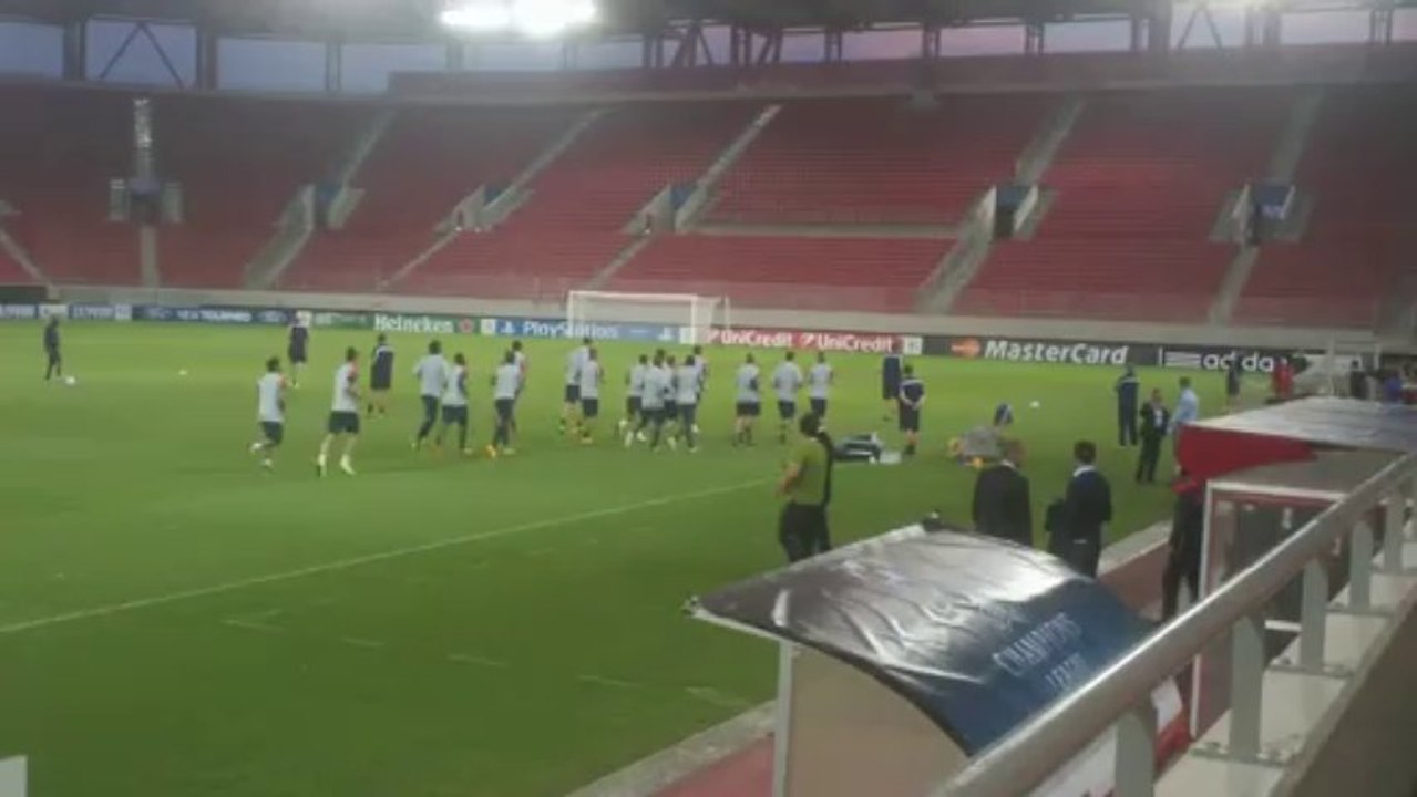 Η προπόνηση της Παρί Σεν-Ζερμέν στο "Γεώργιος Καραϊσκάκης" (3)