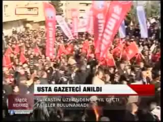 USTA GAZETECİ ANILDI