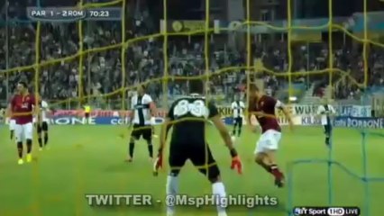 Parma vs Roma 1:2 Totti