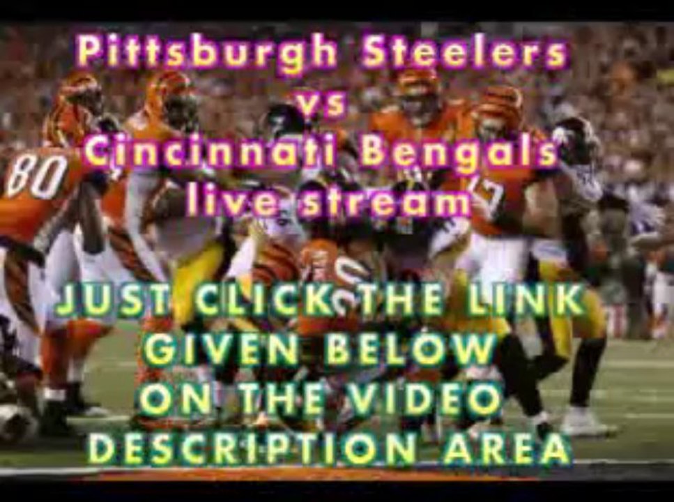 @+WATCH+@Pittsburgh Steelers vs Cincinnati Bengals live stream NFL Monday Night Exclusive