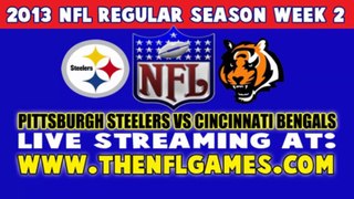 Watch Pittsburgh Steelers vs Cincinnati Bengals Live Game Online
