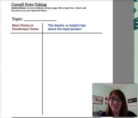 Cornell Note-Taking Instructions