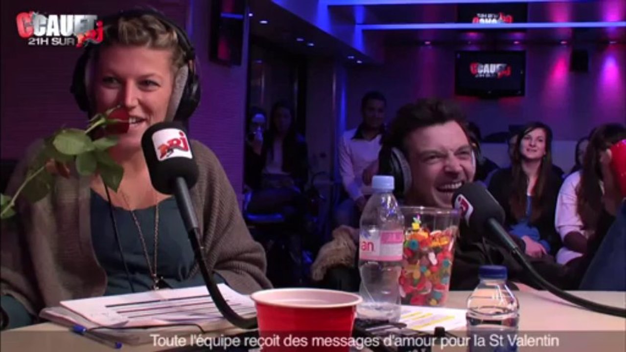 Toute l'équipe reçoit des messages d'amour pour la St Valentin - C'Cauet sur NRJ