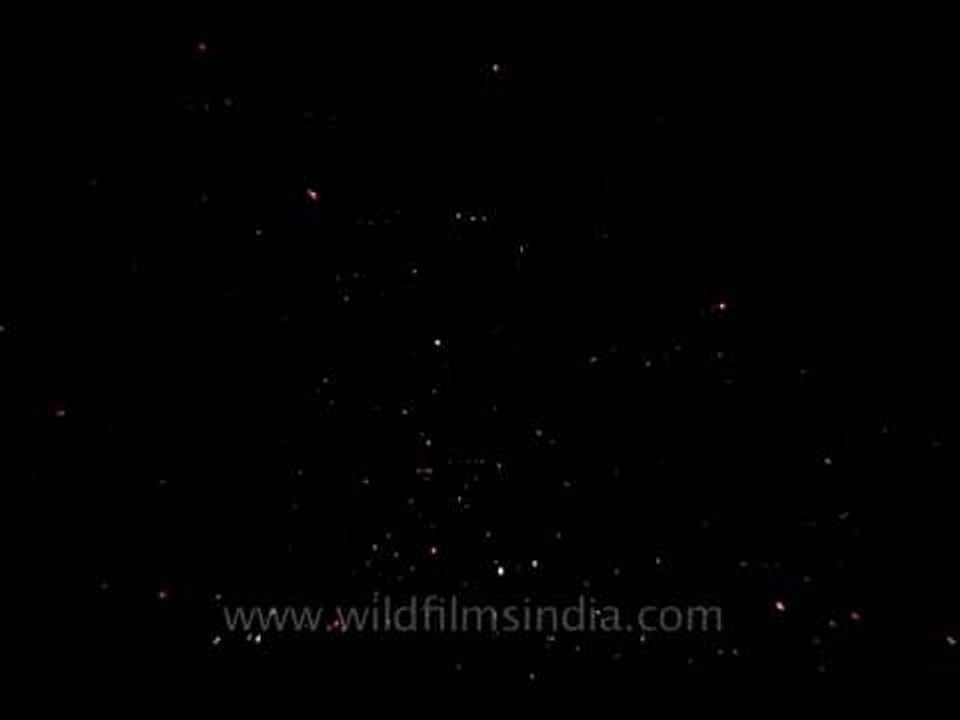 The night sky or Dehra dun seen from the Himalaya?