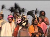 Group of holy saints at Ardh Kumbh, 2007