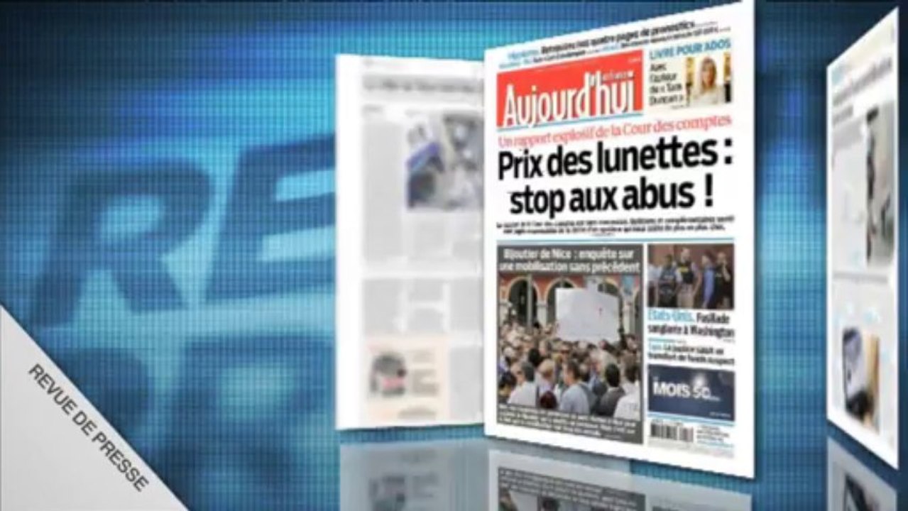Revue de presse Unes 1ère - Revue de presse 17 septembre 2013